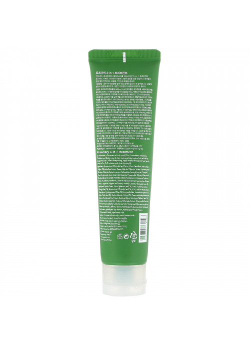 Aromatica, Rosemary 3-in-1 Scalp Treatment, 3.72 fl oz (110 ml)