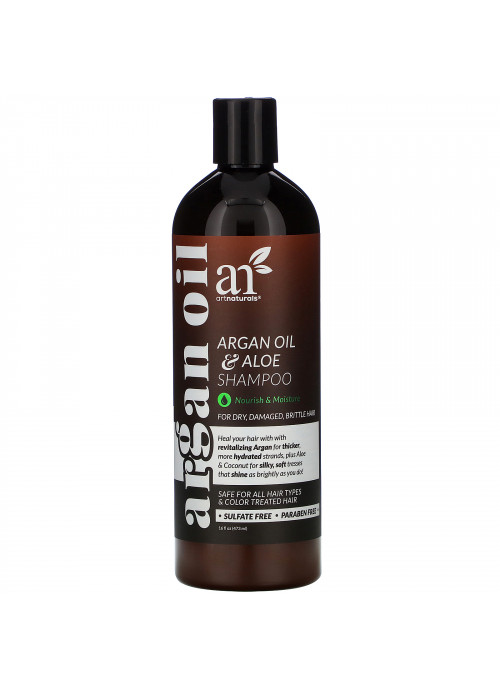 Artnaturals, Argan Oil & Aloe Shampoo, 16 fl oz (473 ml)