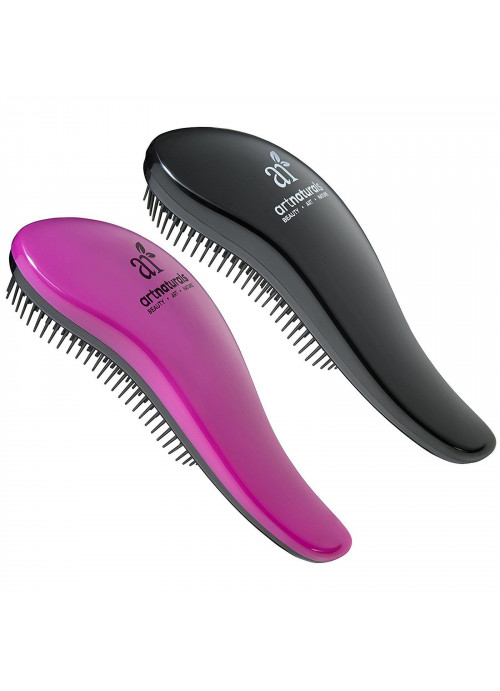 Artnaturals, Detangling Hair Brush, 2 Piece Set
