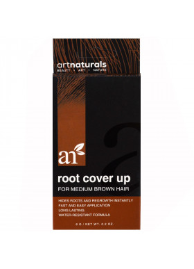 Artnaturals, Root Cover Up, For Medium Brown Hair , 0.2 oz (6 g)