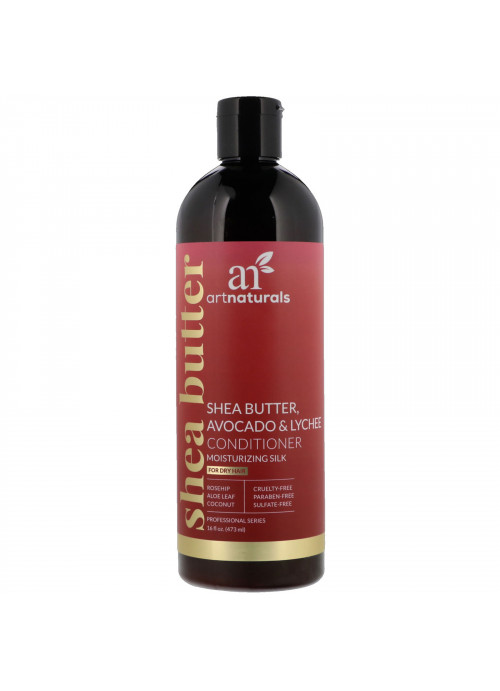 Artnaturals, Shea Butter, Avocado & Lychee Conditioner, Moisturizing Silk, For Dry Hair, 16 fl oz (473 ml)