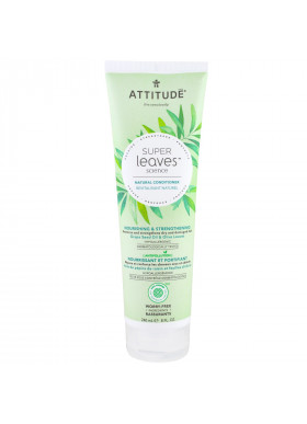 ATTITUDE, Super Leaves Science, Natural Conditioner, Nourishing & Strengthening, Grape Seed Oil & Olive Leaves, 8 oz (240 ml)