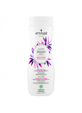ATTITUDE, Super Leaves Science, Natural Shampoo, Moisture Rich, Quinoa & Jojoba, 16 oz (473 ml)