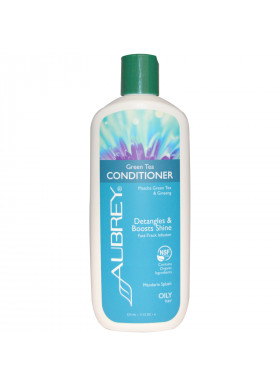 Aubrey Organics, Green Tea Conditioner, Matcha Green Tea & Ginseng, Mandarin Splash, 11 fl oz (325 ml)