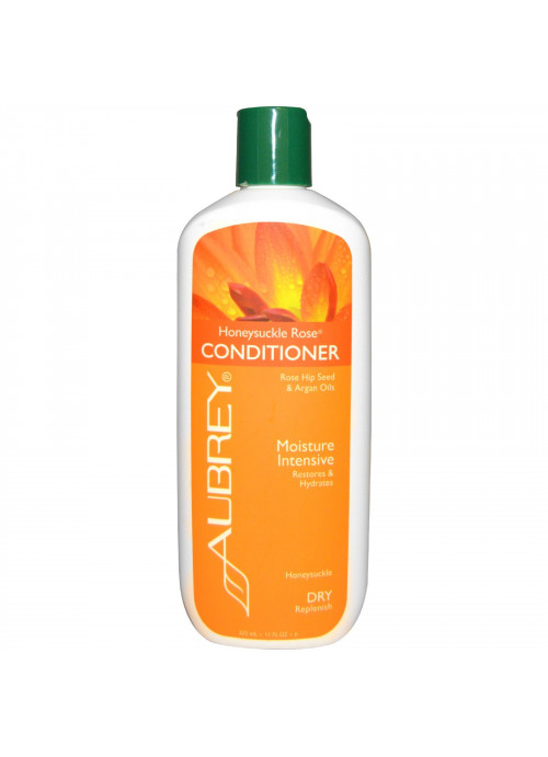 Aubrey Organics, Honeysuckle Rose Conditioner, Restores & Hydrates, Dry Hair, 11 fl oz (325 ml)