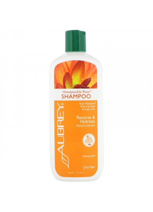 Aubrey Organics, Honeysuckle Rose Shampoo, Moisture Intensive, Dry, 11 fl oz (325 ml)