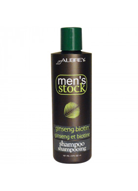 Aubrey Organics, Men's Stock, Shampoo, Ginseng Biotin , 8 fl oz (237 ml)