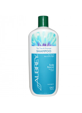 Aubrey Organics, Scalp Rescue Shampoo, Tea Tree & Primrose, 16 fl oz (473 ml)