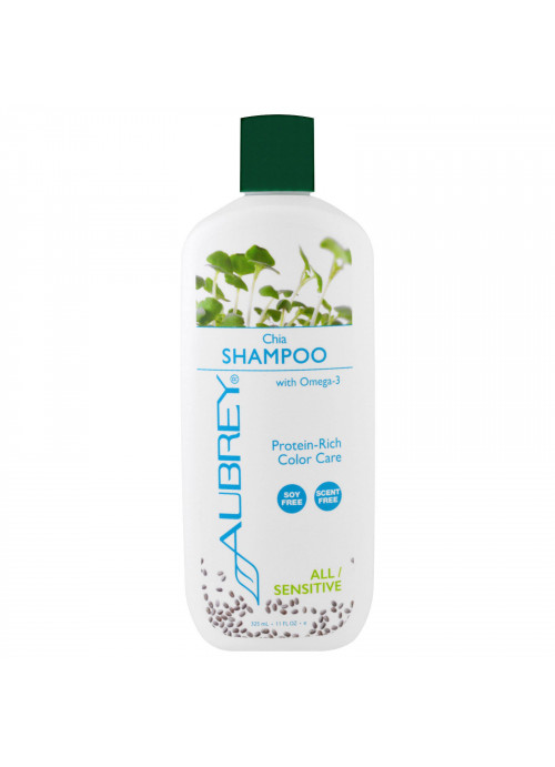 Aubrey Organics, Shampoo, Color Care, All/Sensitive, Chia, 11 fl oz (325 ml)