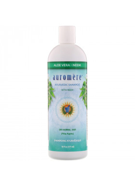 Auromere, Ayurvedic Shampoo with Neem, Aloe Vera, 16 fl oz (473 ml)