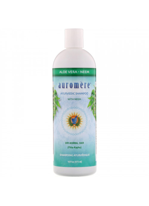 Auromere, Ayurvedic Shampoo with Neem, Aloe Vera, 16 fl oz (473 ml)