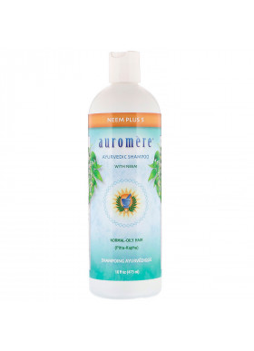 Auromere, Ayurvedic Shampoo with Neem, Neem Plus 5, 16 fl oz (473 ml)