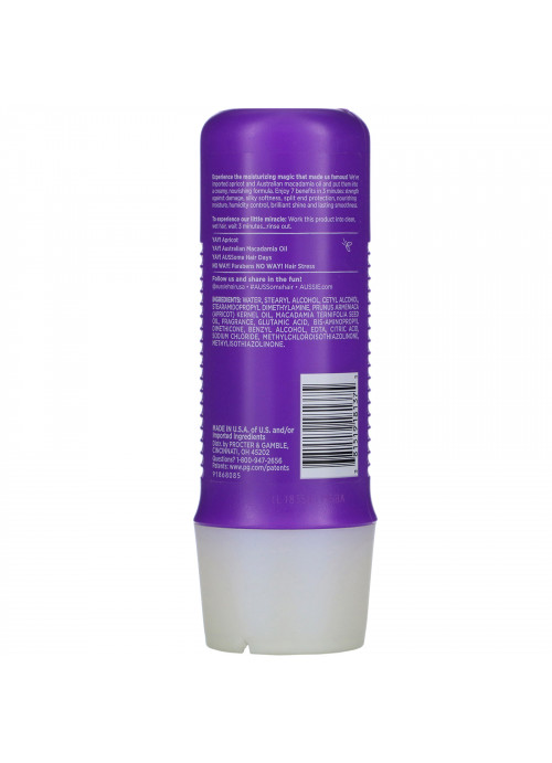 Aussie, 3 Minute Miracle, Total Miracle Deep Conditioner, with Apricot & Australian Macadamia Oil, 8 fl oz (236 ml)