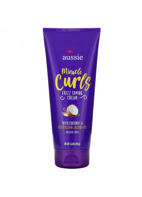Aussie, Miracle Curls, Frizz Taming Cream, Coconut & Australian Jojoba Oil, 6.8 oz (193 g)