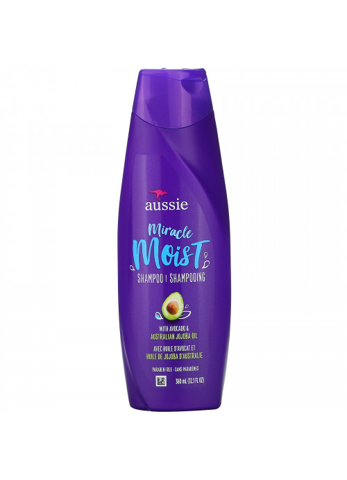 Aussie, Miracle Moist, Shampoo, Avocado & Australian Jojoba Oil, 12.1 fl oz (360 ml)