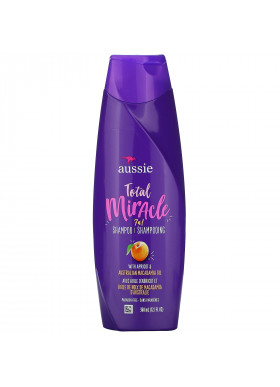 Aussie, Total Miracle, 7 n 1 Shampoo, Apricot & Australian Macadamia Oil, 12.1 fl oz (360 ml)