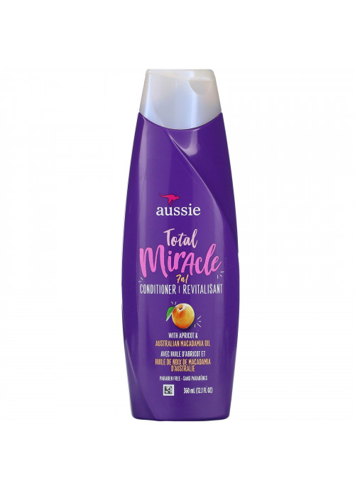Aussie, Total Miracle 7N1 Conditioner, with Apricot & Australian Macadamia Oil, 12.1 fl oz (360 ml)