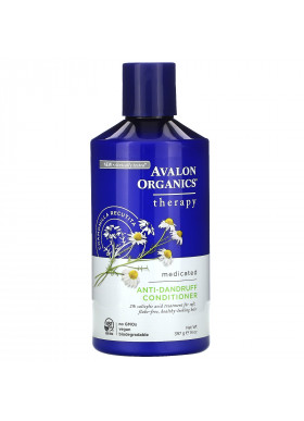 Avalon Organics, Anti-Dandruff Conditioner, Chamomilla Recutita, 14 oz (397 g)