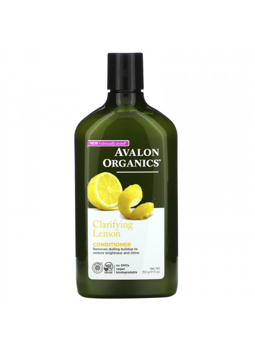 Avalon Organics, Conditioner, Clarifying Lemon, 11 oz (312 g)