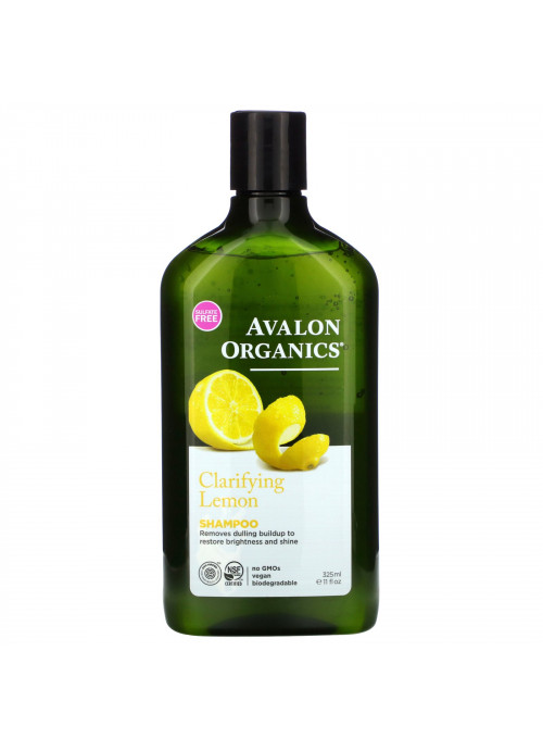Avalon Organics, Shampoo, Clarifying, Lemon, 11 fl oz (325 ml)
