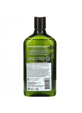 Avalon Organics, Shampoo, Scalp Treatment, Tea Tree, 11 fl oz (325 ml)