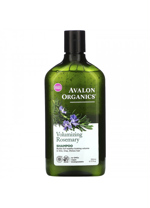 Avalon Organics, Shampoo, Volumizing, Rosemary, 11 fl oz (325 ml)