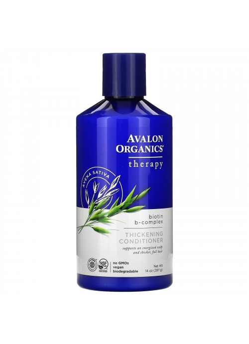 Avalon Organics, Thickening Conditioner, Biotin B-Complex, Therapy, 14 oz (397 g)