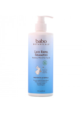 Babo Botanicals, Lice Repel Shampoo, 16 oz (473 ml)