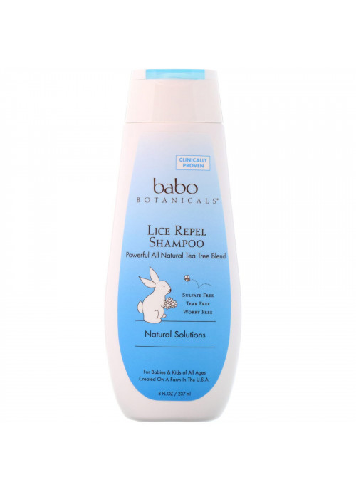 Babo Botanicals, Lice Repel Shampoo, 8 fl oz (237 ml)