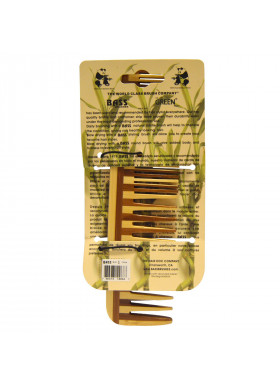 Bass Brushes, Large Wood Comb, Wide Tooth/ Fine Combination