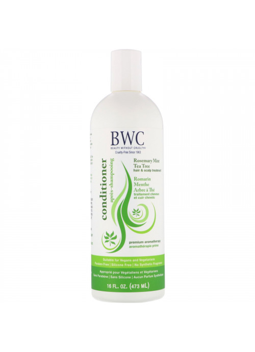 Beauty Without Cruelty, Conditioner, Rosemary Mint Tea Tree, 16 fl oz (473 ml)