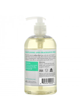 Better Life, Naturally Skin-Soothing Soap, Scent-Free, 12 fl oz (354 ml)