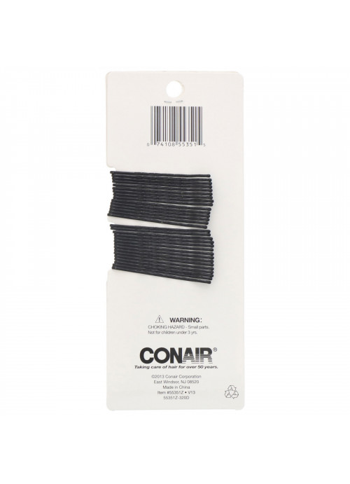 Conair, Color Match, Bobby Pins, Black, 90 Pieces