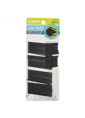 Conair, Color Match, Bobby Pins, Black, 90 Pieces