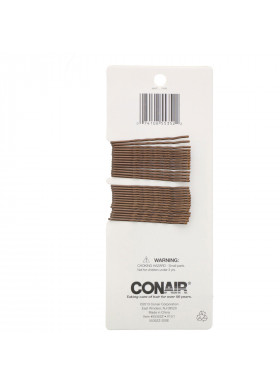 Conair, Color Match, Bobby Pins, Brunette, 90 Pieces