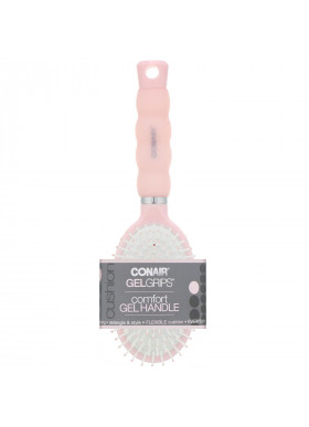 Conair, Gel Grips, Comfort Gel Handle, Detangle & Style Cushion Hair Brush, 1 Brush