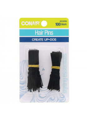 Conair, Hair Pins, Create Up-Dos, Black, 100 Pieces