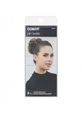 Conair, Pin Twirls, Metal Spiral Pins, 3 Pieces