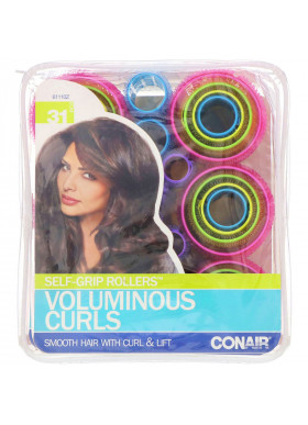 Conair, Self Grip Rollers, Voluminous Curls, 31 Pieces