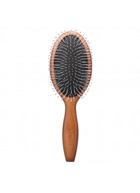 Conair, Tangle Pro Detangler, Normal & Thick Hair, Wood Cushion Hair Brush, 1 Brush