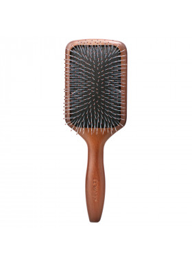 Conair, Tangle Pro Detangler, Normal & Thick Hair, Wood Paddle Hair Brush, 1 Brush