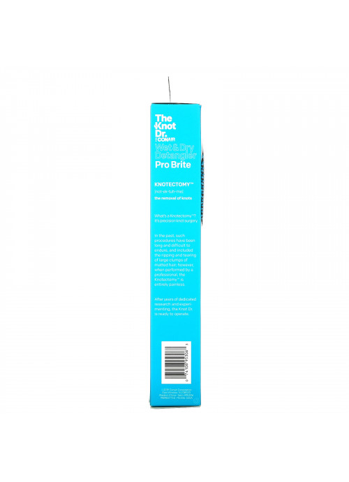 Conair, The Knot Dr, Pro Brite Wet & Dry Detangler, Blue, 1 Brush