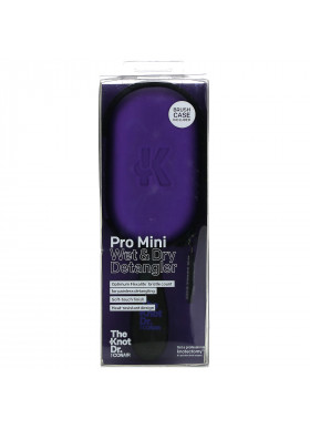 Conair, The Knot Dr., Pro Mini Wet & Dry Detangler, Purple, 2 Piece Set