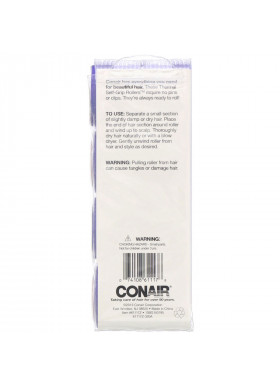 Conair, Thermal Self-Grip, Curls & Body, Hair Rollers, 12 Assorted Rollers