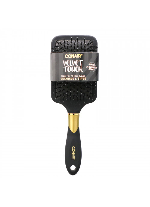 Conair, Velvet Touch, Detangle & Style Hair Brush, 1 Brush