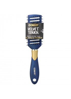 Conair, Velvet Touch, Dry, Style & Volumize Vent Hair Brush, 1 Brush