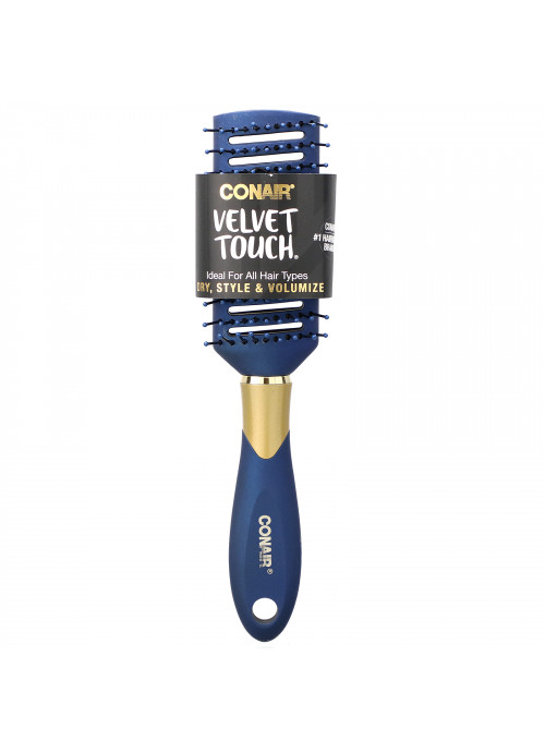 Conair, Velvet Touch, Dry, Style & Volumize Vent Hair Brush, 1 Brush