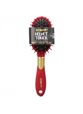 Conair, Velvet Touch, Travel Cushion Hair Brush, 1 Brush