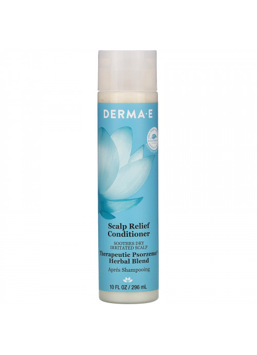 Derma E, Scalp Relief Conditioner, Therapeutic Psorzema Herbal Bland, 10 fl oz (296 ml)