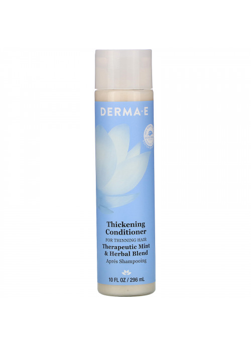 Derma E, Thickening Conditioner, Therapeutic Mint & Herbal Blend, 10 fl oz (296 ml)